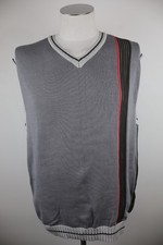 EMPORIO ARMANI EA7 MAGLIONE SMANICATO GILET UOMO Tg 2XL SWEATER  MAN  LOGO TAG