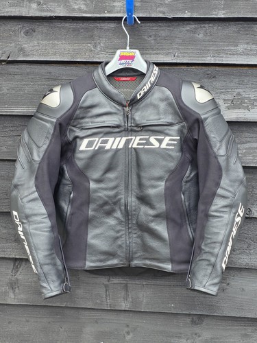 Giacca moto pelle nera - , dainese