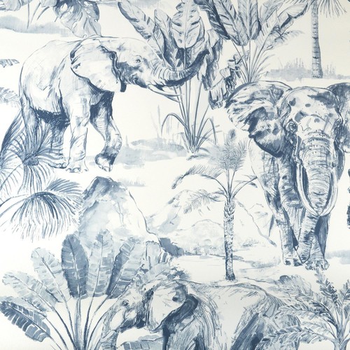 Grandeco elefante pastello - elefante, blu