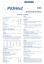 OPUSCOLO CAMION SCANIA –Scania P93ML - 1991