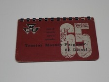 TRACTOR MASSEY FERGUSON 65 DIESEL GUIDA DE SERVICIO PARA EL OPERATOR TRATTORE