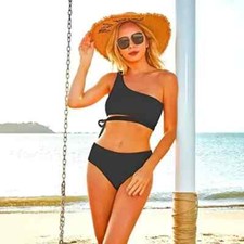 Bikini donna una spalla vita