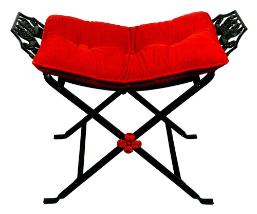 Sgabello panca metallo - in,