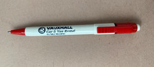 Vauxhall Car and Van Rental Retractable Ballpoint Pen Vintage Black Ink