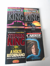 STEPHEN KING,LOTTO DI 4 LIBRI  ,COME DA FOTO,BUONE CONDIZIONI