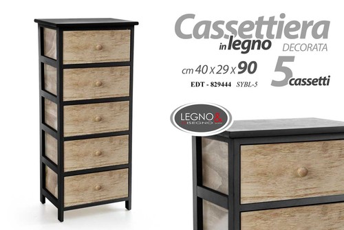 Cassettiera cassetti - 5,