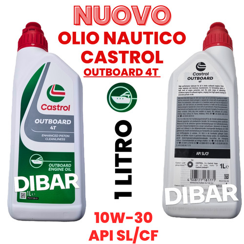 Olio nautico castrol outboard - nautico,
