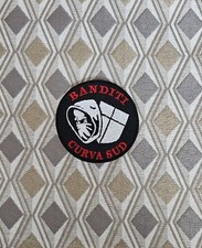Patch Toppa Banditi Curva sud Milan Ricamata TERMOADESIVA o Cucire Diametro 8 CM