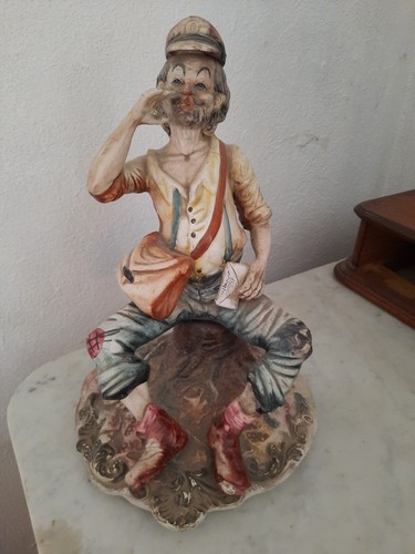 Statua ceramica capodimonte - statua,