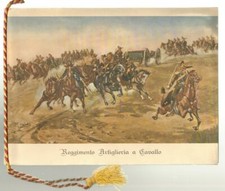 Calendario Reggimento Artiglieria a Cavallo Anno 1971 - Con Cordoncino Originale