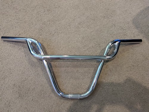 Manubrio bici cromato pretzel - manubrio,