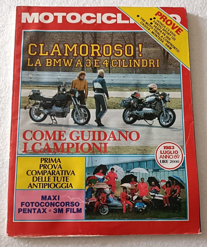 Motociclismo 1983 honda cx - 7,