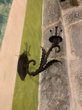 Candeliere antico in ferro battuto STILE GOTICO