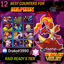 Pacchetto delphox tera - tera, raid