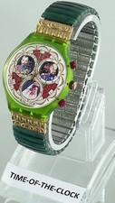 Swatch-Chrono: Tesoro russo. Lunghezza bracciale small. Colori perfetti.  NUOVO/NEW