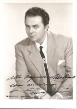 Tagliavini Ferruccio (Tenore), Foto con dedica 1956