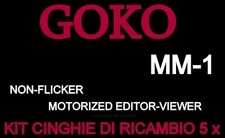 ★KIT CINGHIE DI RICAMBIO 5 x MOVIOLA  GOKO MM-1 MOTORIZED EDITOR-VIEWER★