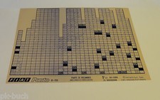 Microfiche Catalogo Ricambi Fiat Punto D - Td Stand 05/1995