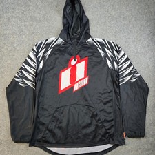 Felpa con cappuccio Icon Classicon uomo L felpa 1/4 zip La Mesa nera equitazione outdoor