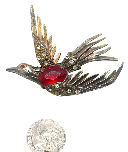 Spilla uccellino volante