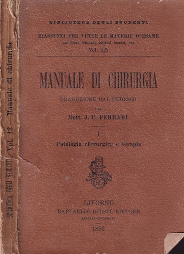 Manuale chirurgia del dott - chirurgia,