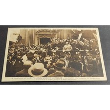 Cartolina Milano - La Fontana di S. Antonio da Padova - Cerimonia dell'Inauguraz