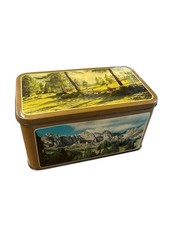 ❤️ Scatola Latta Lievito Antonio Bertolini Vintage De Andreis Casanova Paesaggi