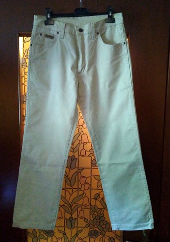Jeans wrangler uomo beige w31 - jeans, uomo,