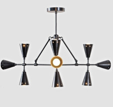 9 Luci Moderno Ottone Metà