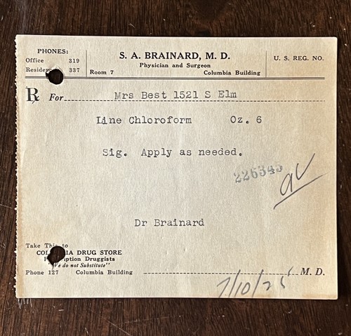 1925 medicina prescrizione - 1925,