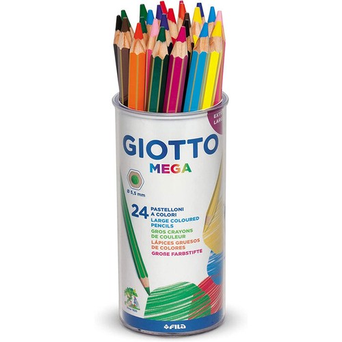 Pastelli giotto mega barattolo - giotto,