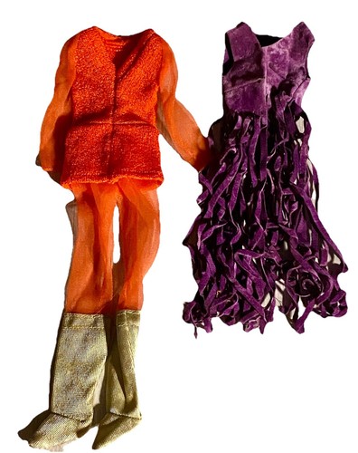 Barbie 1971 tuta arancione - pj,