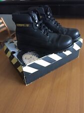 CATERPILLAR SCARPONCINI ORIGINALI - TG. 39 - UNISEX - PELLE NERA