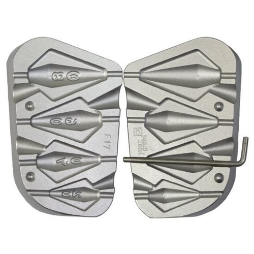 Stampo piombo pesca trapezio - piombo,