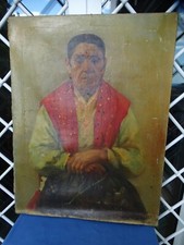 DIPINTO OLIO SU TELA-RITRATTO