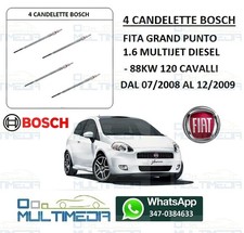 Candelette bosch fiat - candelette,