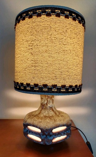 Lampe ceramique 1960 1970 - lampe, en
