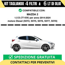 Tagliando per MAZDA 2 1.5 D 77