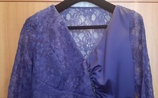 Abito Cerimonia Elegante Blu corto Invito Cuture