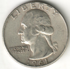 USA - 1961D - Washington 1/4 $