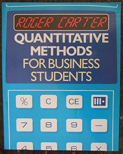 Quantitative methods for - quantitative,