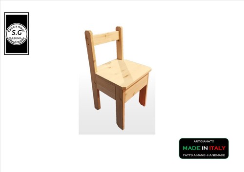 Sedia sgabello legno di - sgabello,