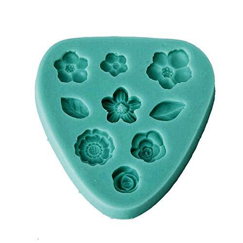 Stampo silicone foglie fiori - silicone, e