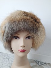 Bucket Hat - Natural Fox Fur