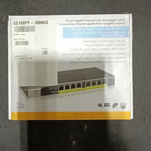 Netgear gs108pp porte - gs108pp,