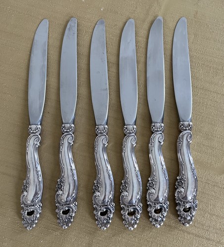 Set coltelli argento - 6, in