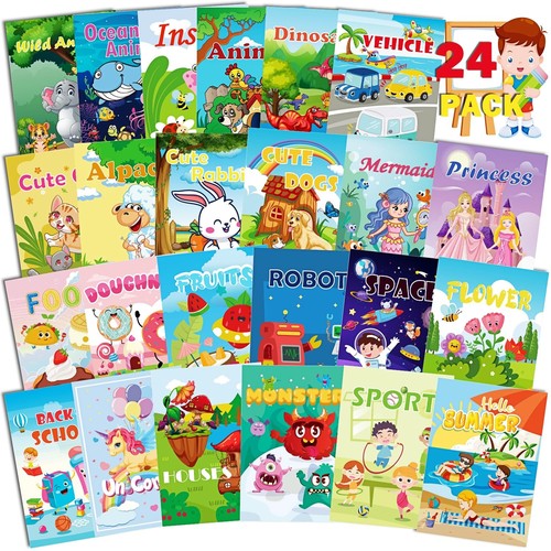 Mini libri colorare - 24,
