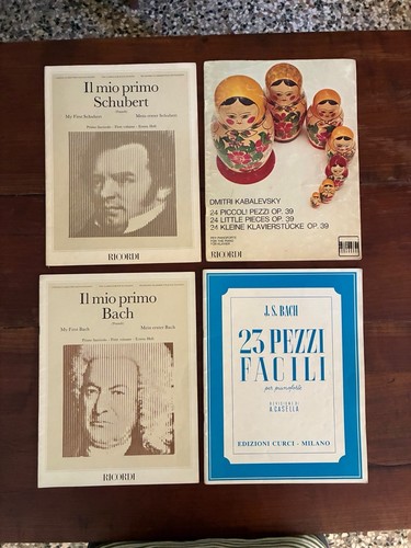 Pianoforte lotto 9 - lotto, spartiti