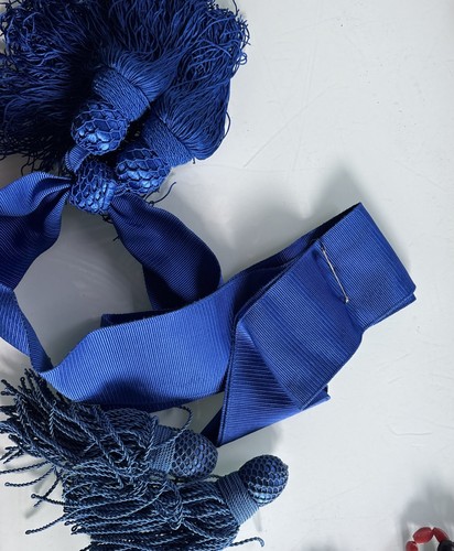 Fascia sciarpa blu - blu, da