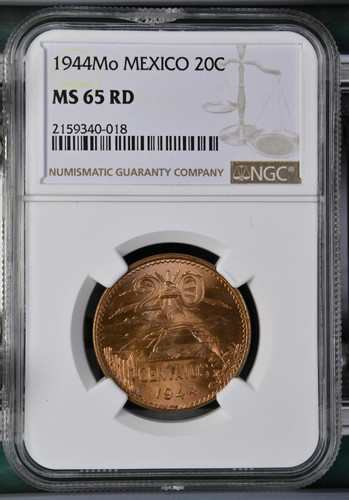 1944 messico 20c centavos - messico,